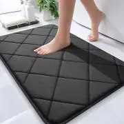 OLANLY Memory Foam Bath Mat 30x20, Ultra Soft and Absorbent Bathroom Mat, Mac...