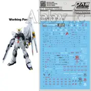 for MG 1/100 RX-93 Nu ver ka DL Model Master WaterSlide precut Decal Sticker v υ