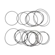 20pcs 1mm Square Folded Rubber Belt 70-100mm for Recorders CDROM Video Machines