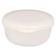 Compact Round Shape Soap Box Case Dish Container Holder with Draining Plate Cover for Travel