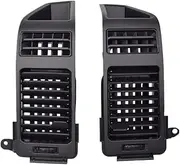 Car Air Conditioning Vent Control Compatible for Nissan Titan Armada 2004-2006 No Center Speaker Dash Radio Outlet Panel Button(Left and Right-Black)