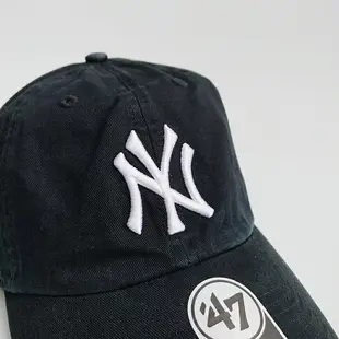 美國百分百【47 Brand】CLEAN UP 帽子 老帽 棒球帽 紐約洋基 大聯盟 MLB 三色 AD65