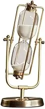 Hourglass Timer Creative Home Personality 30 Minutes Time Living Room Decorations Ornaments Sun (Color : Gold, Size : L)