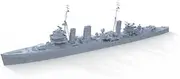 LFC300607-A 1/300 Military Model Kit WWII British Emerald Class Enterprise (D52) 1944 Cruiser Warship Ship