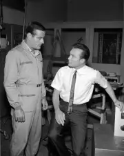 Robert Webber Warren Stevens On The Outer Limits 1964 OLD TV PHOTO