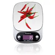3Kg Stainless Steel Kitchen Scale Backlit Lcd Display 0.1G Graduation Jewelry Platform