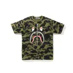 BAPE 1ST CAMO SHARK TEE 鯊魚 綠 迷彩短袖