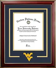 Campus Images West Virginia University Mountaineers 11w x 14h Classic Spirit Logo Diploma Frame