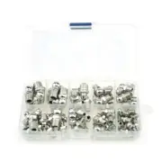 Steel Lubricating Nipples set Essential Screw Set Lubrication Nipples Assortment