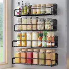 4 Pack Magnetic Spice Rack for Refrigerator, Magnetic Shelf Fridge Organizer for