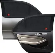 Royal Rascals Car Window Shade x2, Car Sun Shades to Protect Babies & Children, Car Baby Essentials, 40+ UV Sun Protection, Full Window Covers, Car Shades to Fit Most Car Windows, Sun Shade for Baby