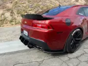 CAMARO HARDCORE REAR DIFFUSER THAT FITS DUAL TIP EXHAUST 2014-15 Made in USA!