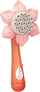 ERINGOGO Electric Sunflower Bubble Blower Handheld Automatic Bubble Maker for Fun for Parties and Outdoor Activities Adorable Design for Family Bonding
