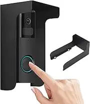 Ring Chime Cap - Waterproof Solar Door Rain Cover Protector, Steel Black Doorbell Protector, Weather Lock Cover for Doorbells for Door Keyboards