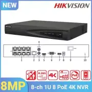 Hikvision 4K 8CH NVR DS-7608NI-Q1/8P 8Channel 8PoE 4K Network Video Recorder NVR