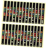 TOYANDONA Guitar Fretboard Sticker Set 10 Pieces Notes Map Labels for 6 String Guitar