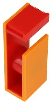 mt masking tape tape cutter 2tone orange x red MTTC0023