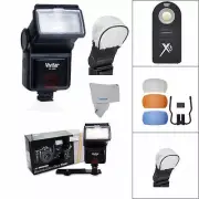 Speedlight Flash + COLOR DIFFUSER for Nikon D7100 D7000 D5100 D3200 D3100 D3400