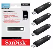 SanDisk Ultra 32GB 64GB 128GB 256GB Type-C USB Flash Drive Memory Stick SDCZ460
