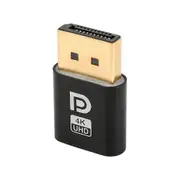 4K Displayport Dummy Plug DP Display Adapter EDID Headless Ghost Emulator Desktop Accessories for PC Graphics Video Card As shown