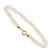 Madi K Kid's Necklace, Earrings and 5.5 Bracelet Set 14k 15, 0.19 gram