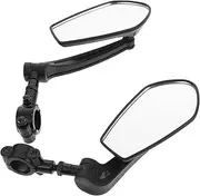 GOOHOCHY 1 Pair Bicycles Rearview Mirror Lightweight Reflective Bike Accessories for Easy Installation Compatible with Various Models