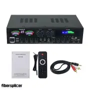 AV-555BT 5 Home Amplifier Bluetooth Hifi Stereo Audio Amp 400W+400W Peak Power