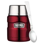 Thermos Stainless King Vacuum Insulated Food Jar 470mL Red