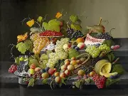 Abundant Fruit Accent Tile Mural Kitchen Bathroom Wall Backsplash 8x6