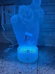 Mario golfing 3-D lamp illumination