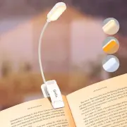 16 LED Rechargeable Book Light - Eye Care, 3 Colors, 80Hrs Runtime