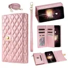 For Samsung Galaxy A73 A53 A34 A14 Leather Zipper Wallet Case Stand Rugged Cover