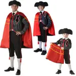 萬聖節兒童節狂歡節舞臺表演成人兒童幼兒西班牙鬥牛士裝扮服裝