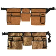 Robust 19Pocket Tool Belt for Tool Adjustable Canvas Belt for Craftsmen Builders
