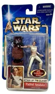 Hasbro 2002 Star Wars Attack Of The Clones Padme Amidala Arena Escape Figure