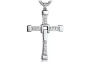 The Fast and the Furious Dominic Torettos Cross Pendant Chain Necklace