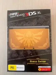 new nintendo 3ds xl console the legend of zelda hyrule editon gold