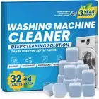 Washing Machine Cleaner Tablets - 36Pcs Deep Cleaning Tablet Remover for All ...