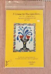 I Come To The Garden Applique & Embroidered Quilt Pattern Part 1 of 12