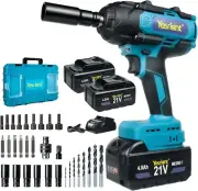 Compact Cordless Impact Wrench with Quick Charge - Ideal for DIY Projects