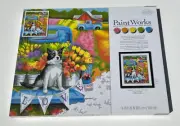 Paint Works Paint By Number Kit 16"X20" Flower Power Dog 73-91832 Tulips Pickup