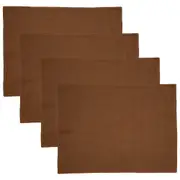 4x Bambury Tableware/Dinnerware Linen Placemat 33x45cm Hazel Home Decor