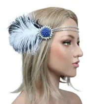 20s Great Gatsby Flapper Headpiece