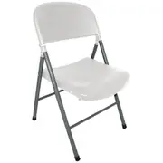 Bolero Foldaway Utility Chairs White (Pack of 2) - Cafe Chairs (CE692) - CE692