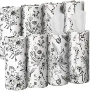 8 Pcs Boho Round Tissues Box Car Holder 50 Sheets Cylinder Face Towel Fit