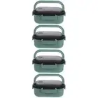 4 Count Insulated Lunch Bag Portable Box Food Container Meal Prep Child Miss