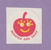 Vintage CTP 1977 Scratch & Sniff Sticker CHERRY