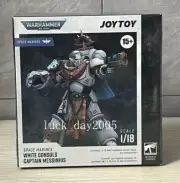 JOYTOY X Warhammer 40k Space Marines White Consuls Captain Messinius 1/18 Figure