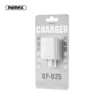 REMAX RP-U35雙USB充電頭 雙口2.1A 豆腐頭