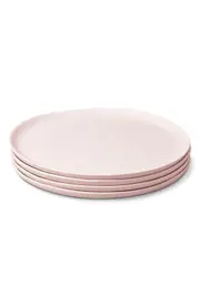 Fable The Dinner Set of 4 Plates in Blush Pink at Nordstrom One Size